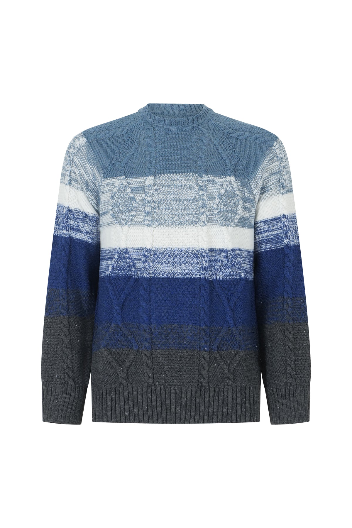 Maglione girocollo fantasia