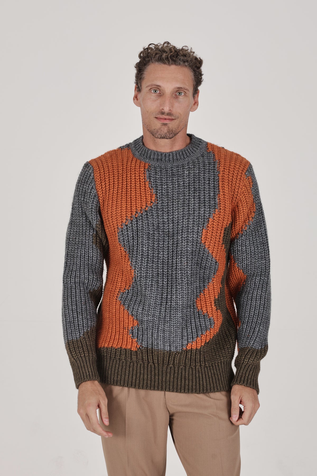 Maglione girocollo design