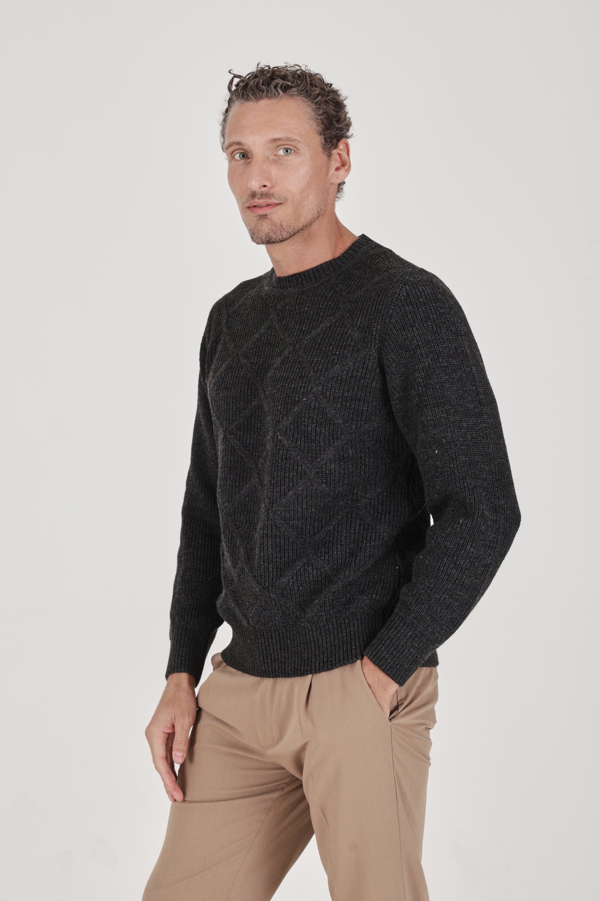 Maglione con rombi