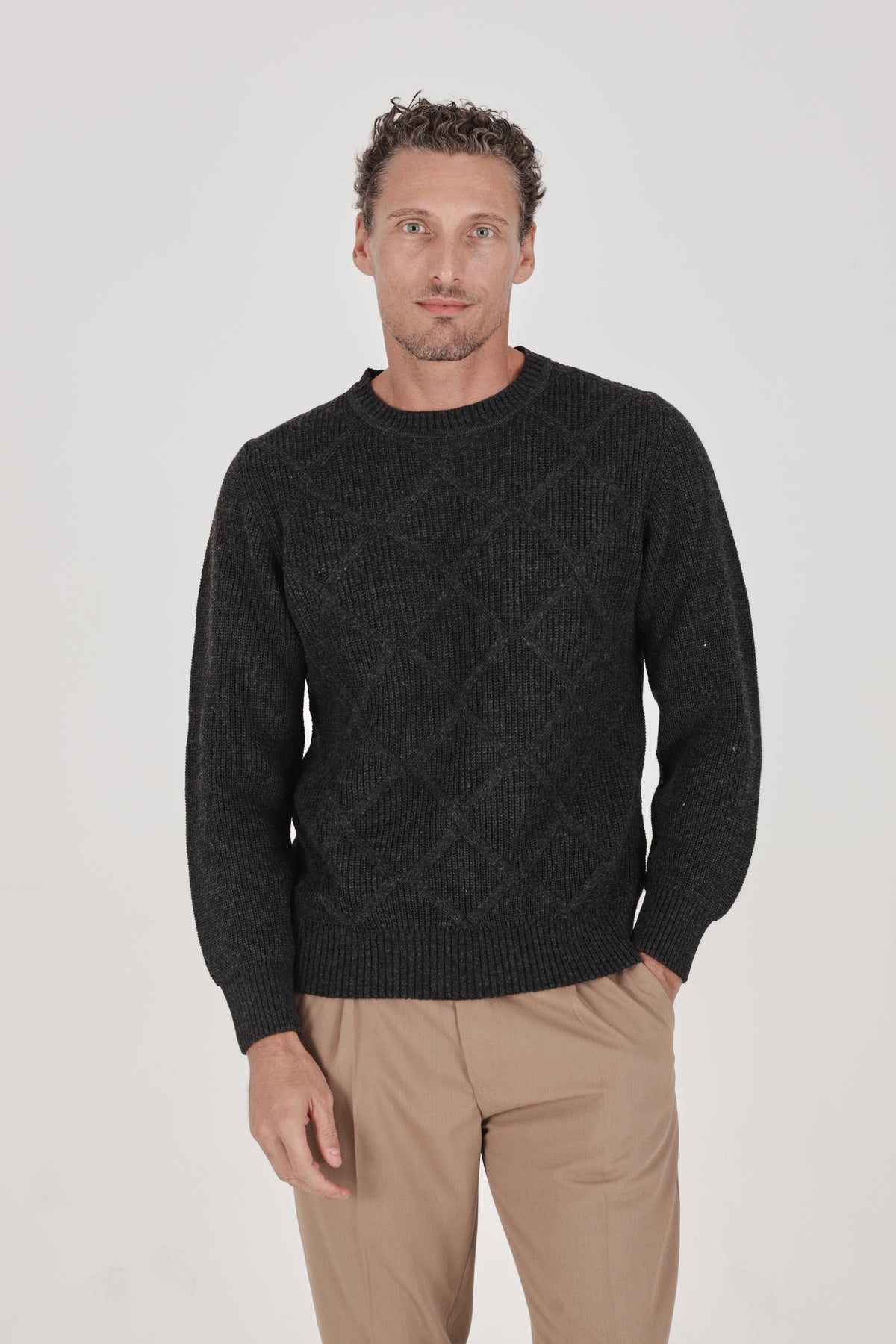 Maglione con rombi