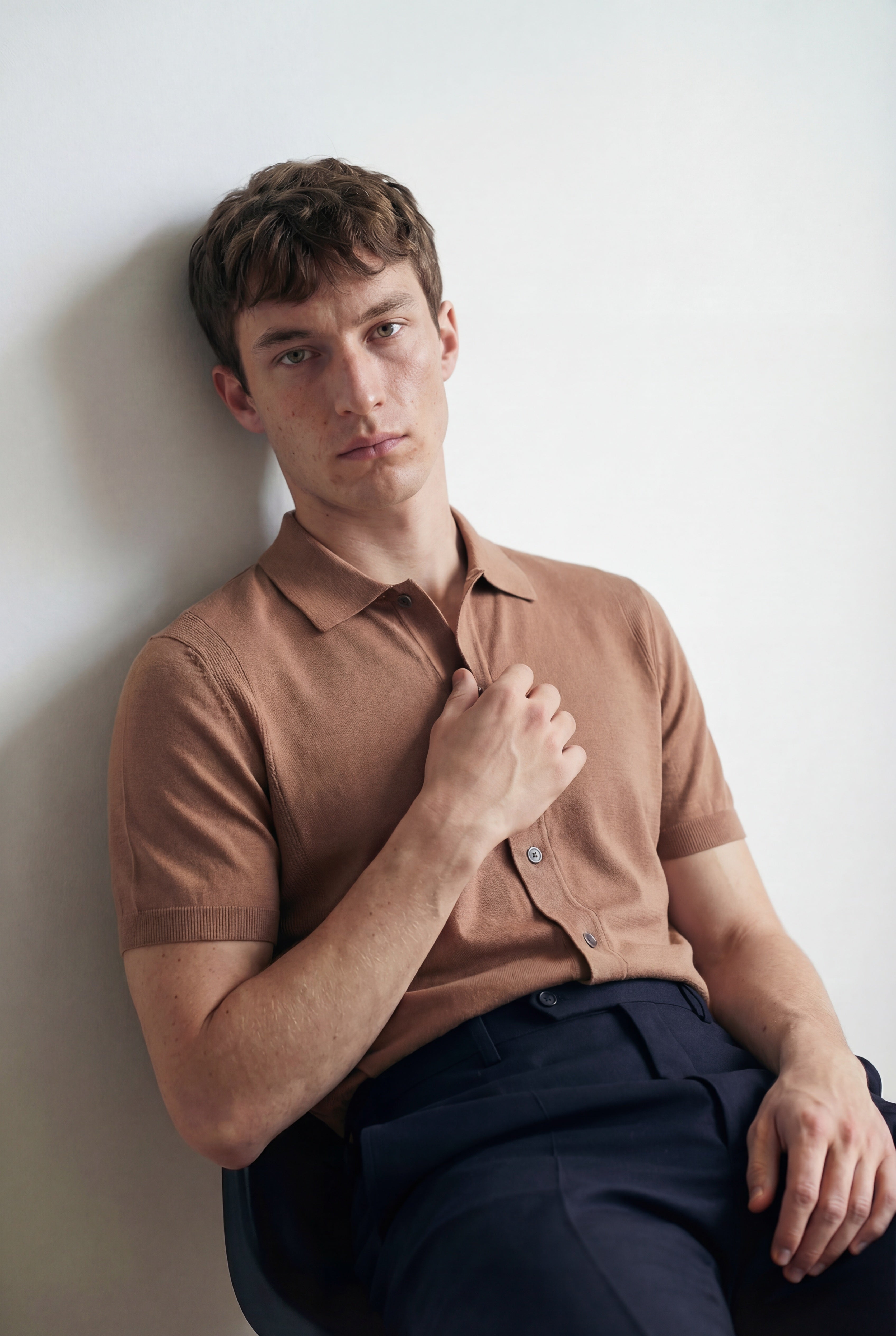 Polo camicia in filo